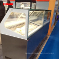 glass door freezer commercial display showcase